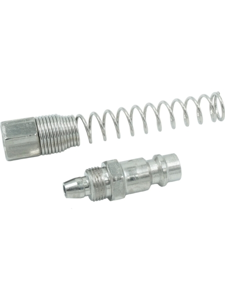 Штуцер быстроразъемного соединения пневматического с пружинкой, резьба 1/4" Optimus OPT-720PPS