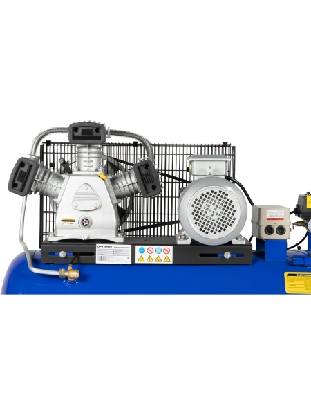 Компрессор поршневой OPTIMUS 580л/мин, 3кВт, 380В, ресивер 100л OPT-301058