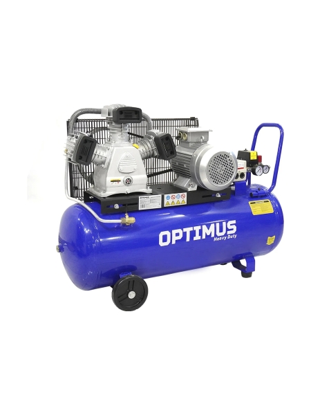 Компрессор поршневой OPTIMUS 580л/мин, 3кВт, 380В, ресивер 100л OPT-301058