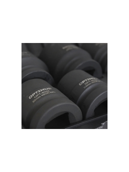 Набор ударных головок 9 шт, 27-50 мм, 1"DR Optimus OPT-80109