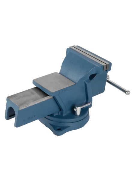 Профессиональные слесарные тиски поворотные с наковальней Optimus 150 мм OPT-BV150