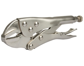 Зажимные клещи Optimus гейферные с прямыми губками 130 мм 10805