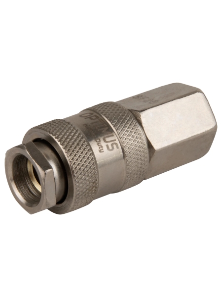 Соединение быстросъемное пневматическое с внутренней резьбой 1/4" Optimus OPT-720SFA