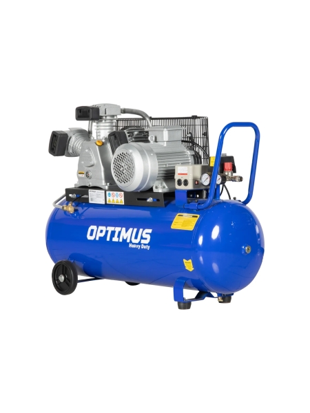 Компрессор поршневой OPTIMUS 580л/мин, 3кВт, 380В, ресивер 100л OPT-301058