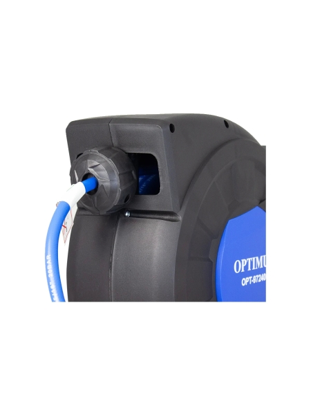 Шланг пневматический армированный pvc на катушке (15 м; 8x12 мм; 20 бар) Optimus OPT-97240