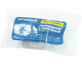 Переходник L-образный, резьба 1/2" Optimus OPT-712MFL