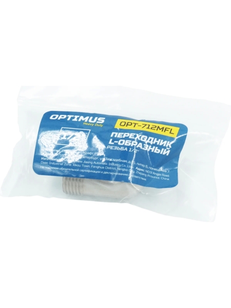 Переходник L-образный, резьба 1/2" Optimus OPT-712MFL
