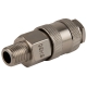 Соединение быстросъемное пневматическое с внешней резьбой 1/4" Optimus OPT-720SMA