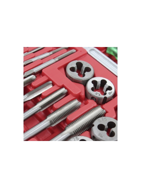 Набор метчиков и плашек Optimus М3-12, 40 предметов, метрическая резьба OPT-MTDS40