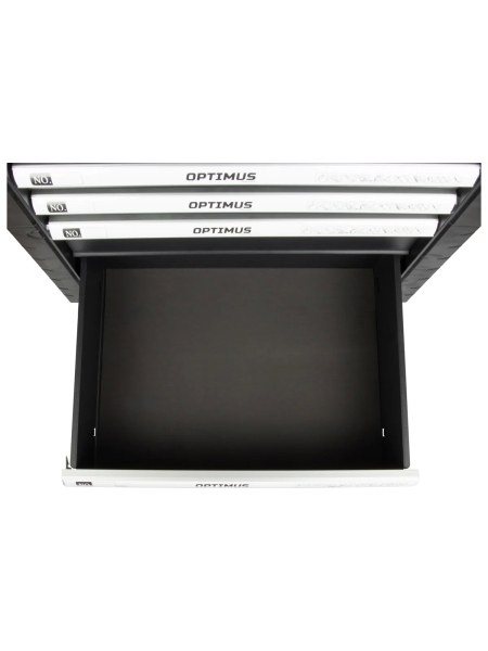 Тележка инструментальная Optimus TS-07 7 полок с набором инструментов 139 пр, пластиковая столешница OPTIMUS TS-07