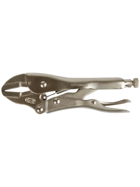 Зажимные клещи Optimus с прямыми губками 180 мм 11407