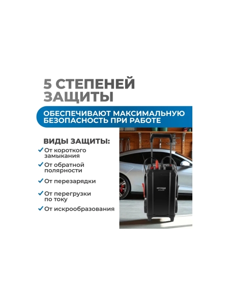 Пуско-зарядное устройство Optimus 550А, 12/24В OPT-Start650