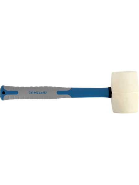 Киянка с фиберглассовой рукоятью и бойком весом 450г Optimus OPT-HMK450