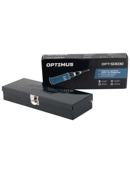 Ударная отвертка Optimus набор, 30 предметов OPT-SI3030