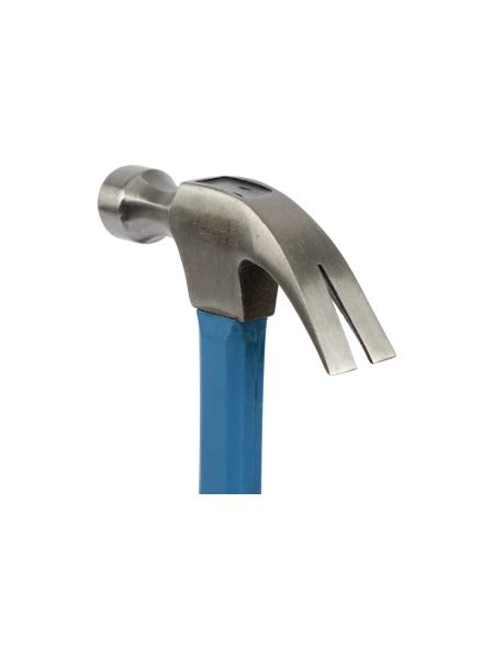 Молоток-гвоздодер с фиберглассовой рукоятью и бойком весом 450г Optimus OPT-HMC450