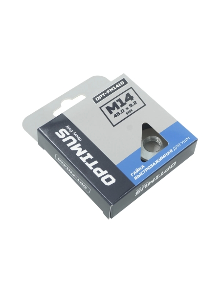 Гайка быстрозажимная для УШМ, М14  45x9.2 мм Optimus OPT-FN1410