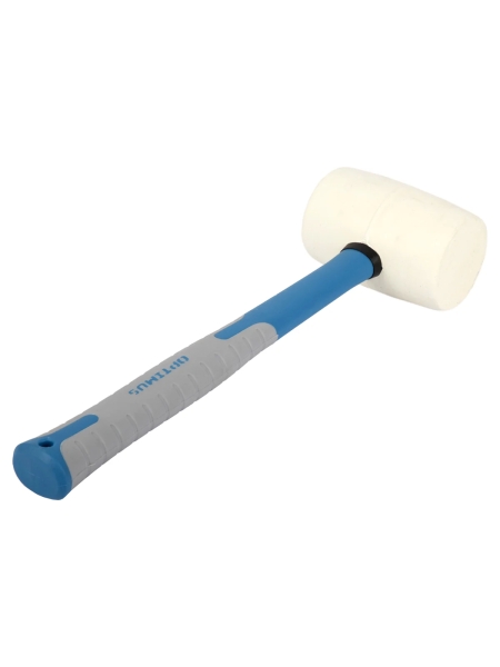 Киянка с фиберглассовой рукоятью и бойком весом 450г Optimus OPT-HMK450