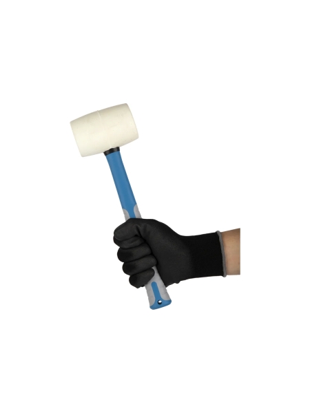 Киянка с фиберглассовой рукоятью и бойком весом 450г Optimus OPT-HMK450