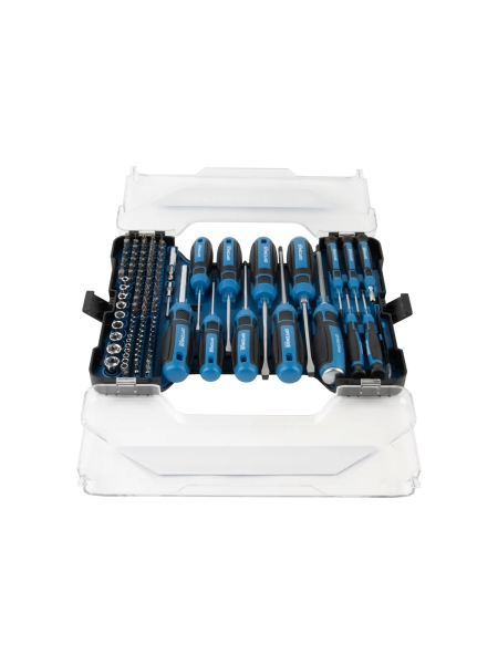 Набор отверток, бит и торцевых головок OPTIMUS 112 предм. OPT-BS5112