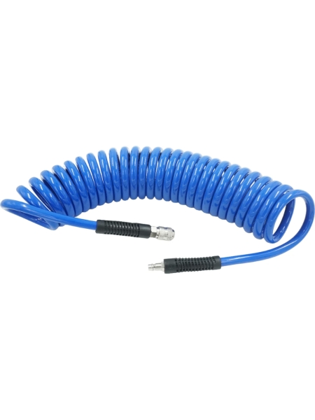 Шланг пневматический спиральный с БРС, 8 м, 10x14 мм Optimus OPT-7908