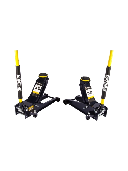 Подкатной гидравлический домкрат OPTIMUS г/п 3,0 т, высота 130-470 мм OPT-8040