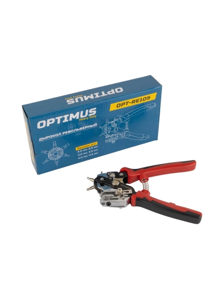 Дырокол револьверный Optimus с иглами 2х2,5х3х3,5х4х4,5 мм OPT-RE105