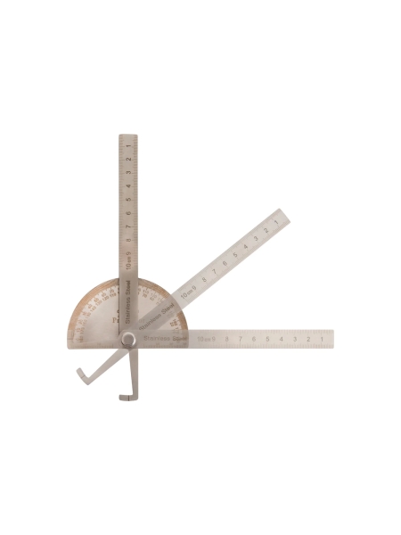 Угломер переставной с транспортиром Optimus 100 мм, 0-180 OPT-CMA100