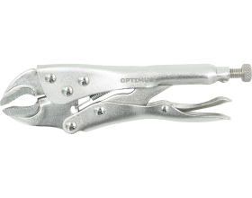 Зажимные клещи Optimus с изогнутыми губками 180 мм 11107