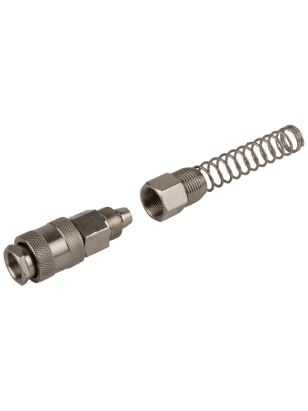 Соединение быстросъемное пневматическое с пружинкой, резьба 1/2" Optimus OPT-740SPS