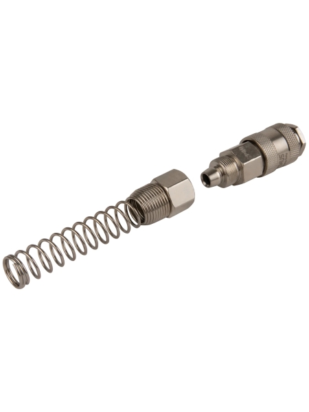 Соединение быстросъемное пневматическое с пружинкой, резьба 1/2" Optimus OPT-740SPS
