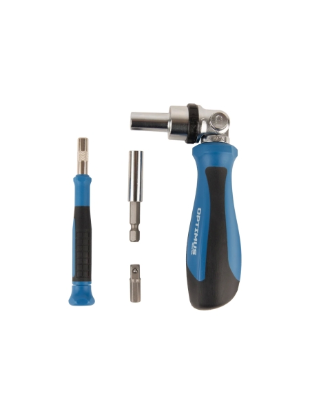 Набор бит и торцевых головок OPTIMUS с реверсивной отверткой, 68 предметов OPT-BS2068