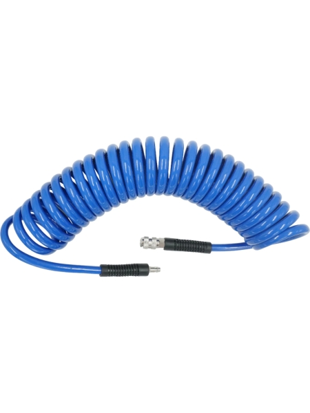 Шланг пневматический спиральный с БРС, 8 м, 10x14 мм Optimus OPT-7908