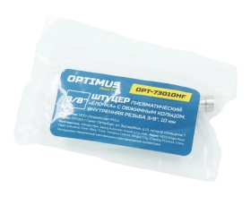 Штуцер пневматический елочка с обжимным кольцом, внутренняя резьба 3/8", 10 мм Optimus OPT-73010HF