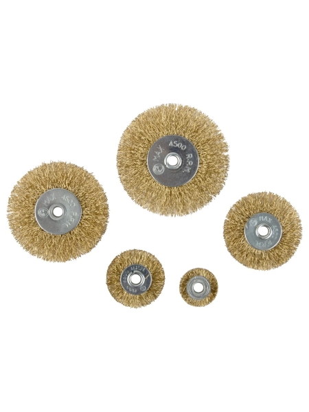 Щетки по металлу для дрели/шуруповерта, набор 5 шт Optimus  OPTIMUS-BR110