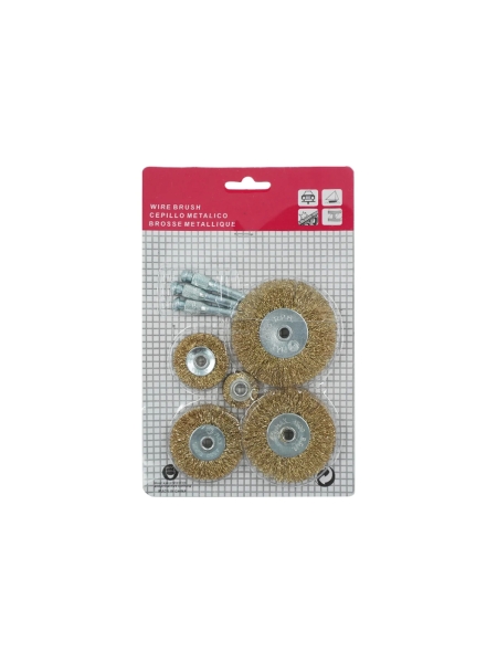 Щетки по металлу для дрели/шуруповерта, набор 5 шт Optimus  OPTIMUS-BR110