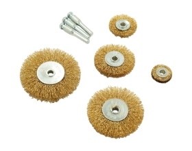 Щетки по металлу для дрели/шуруповерта, набор 5 шт Optimus  OPTIMUS-BR110