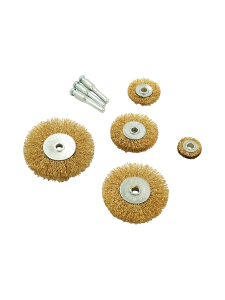 Щетки по металлу для дрели/шуруповерта, набор 5 шт Optimus  OPTIMUS-BR110