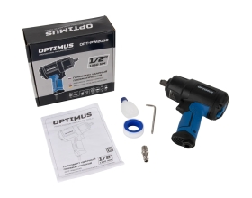 Гайковерт пневматический ударный Optimus привод 1/2, 1350 Нм OPT-PW2030