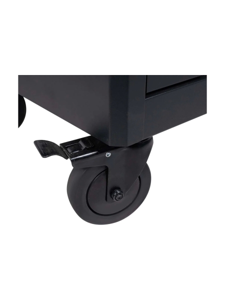 Тележка инструментальная Optimus 7 полок с набором инструментов 298 пр, пластиковая столешница OPT-717P