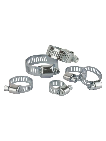 Хомуты червячные Optimus набор 6 шт. 10-38 OPT-HT08