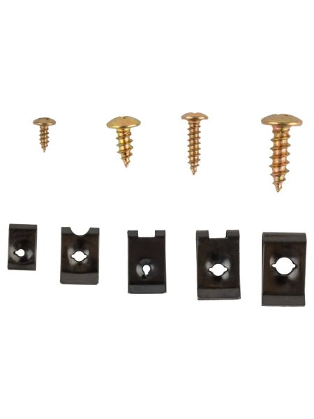 Набор саморезов и металлических скоб Optimus 170 предметов OPT-214065