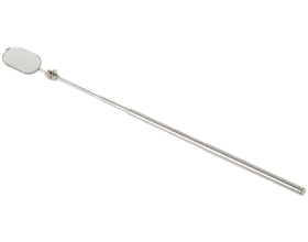 Зеркало Optimus овальное с телескопической рукояткой, 50 ? 25 мм, 250мм hd MT01