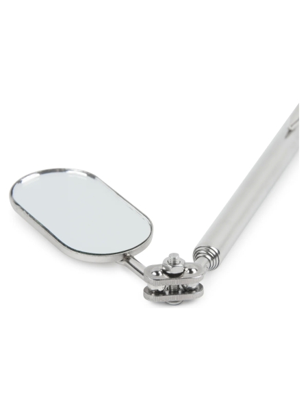 Зеркало Optimus овальное с телескопической рукояткой, 50 ? 25 мм, 250мм hd MT01