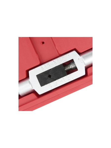 Набор метчиков и плашек Optimus М3-М12, метрическая резьба, 16 предметов OPT-MTDS16