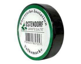 Изолента ПВХ 19ммх20м черная OSTENDORF