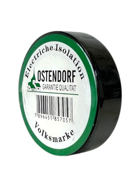 Изолента ПВХ 19ммх20м черная OSTENDORF