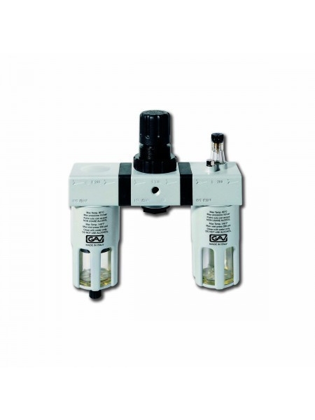 Фильтр регулятор-лубрикатор GAV G-FRL 200, 3/8