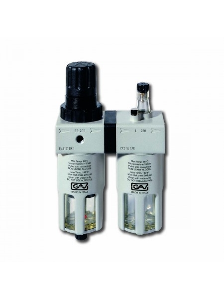 Фильтр регулятор-лубрикатор GAV  FRL 200, 1/2