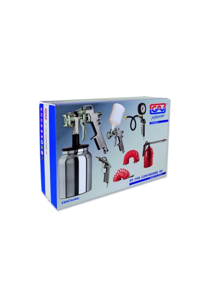 Набор пневмоинструмента GAV KIT Italia, быстросъем