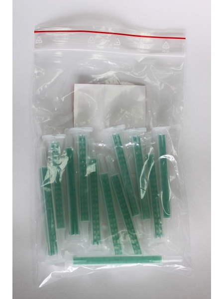 Набор насадок для нанесения двухкомпонентного клея для картриджей на 50 мл, 12 шт